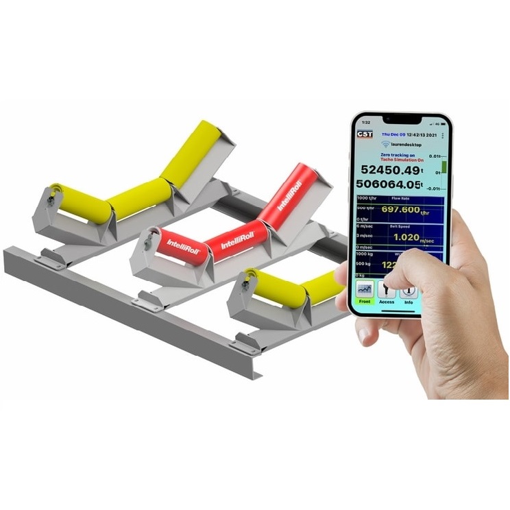 Intelliroll Wireless Belt Weighing Roller Unit